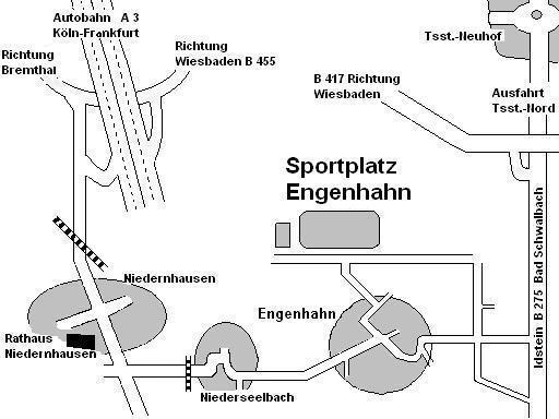 Skizze der Wegbeschreibung